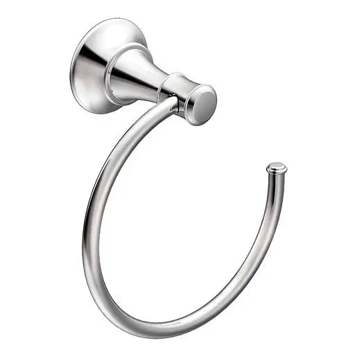 Moen Ashville Chrome Towel Ring  DN7986CH - Plumbing Market