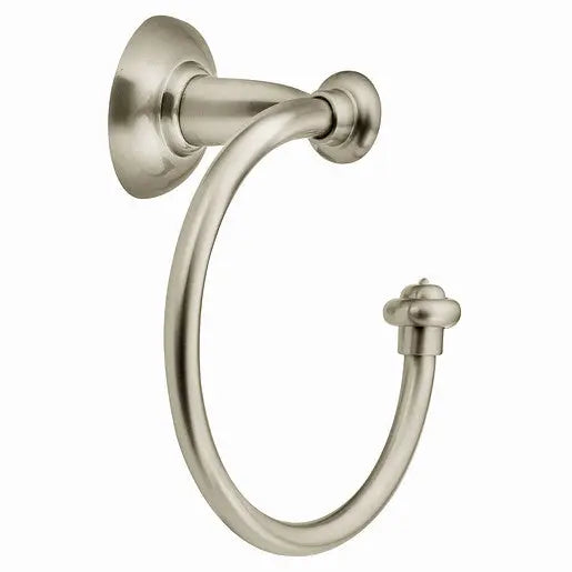 Moen Avery Brushed Nickel Towel Ring  DN3186BN - Plumbing Market