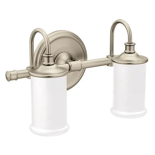Moen Belfield Brushed Nickel Bath Light  YB6462BN - Plumbing Market