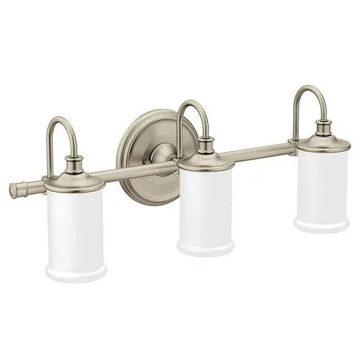 Moen Belfield Brushed Nickel Bath Light  YB6463BN - Plumbing Market