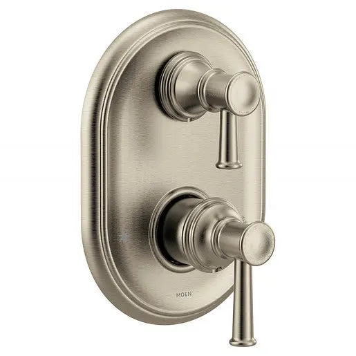Moen Belfield Brushed Nickel M-CORE 3-Series With Integrated Transfer Valve Trim  UT3322BN - Plumbing Market