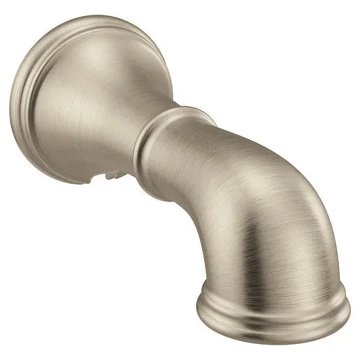 Moen Belfield Brushed Nickel Nondiverter Spouts  193371BN - Plumbing Market