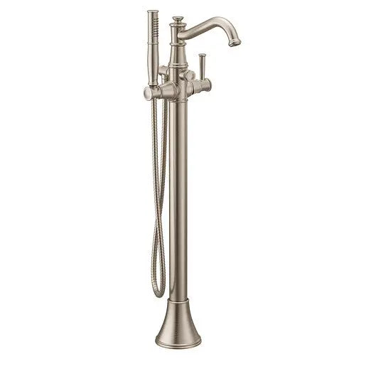 Moen Belfield Brushed Nickel One-Handle Tub Filler Includes Hand Shower  9025BN - Plumbing Market