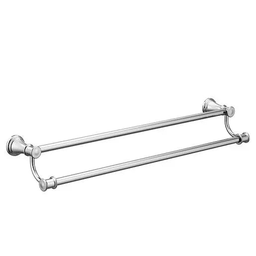 Moen Belfield Chrome 24" Double Towel Bar  YB6422CH - Plumbing Market