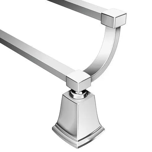 Moen Boardwalk Chrome 24" Double Towel Bar  Y3222CH - Plumbing Market