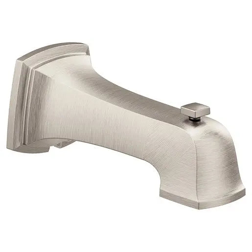 Moen Boardwalk Spot Resist Brushed Nickel Diverter Spouts  3414SRN - Plumbing Market