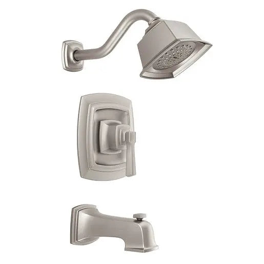 Moen Boardwalk Spot Resist Brushed Nickel Posi-Temp® Eco-Performance Tub/Shower  82830EPSRN - Plumbing Market