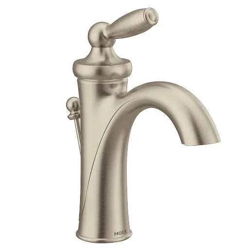 Moen Brantford Brushed Nickel One-Handle High Arc Bathroom Faucet  6600BN - Plumbing Market