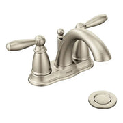 Moen Brantford Brushed Nickel Two-Handle High Arc Bathroom Faucet  6610BN - Plumbing Market