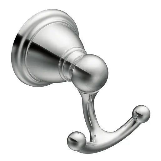 Moen Brantford Chrome Double Robe Hook  YB2203CH - Plumbing Market