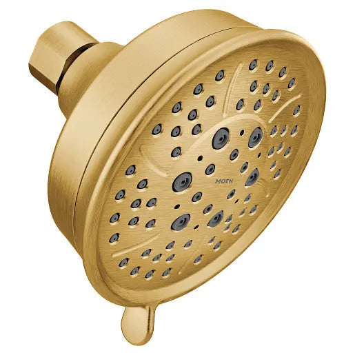 Moen Brushed Gold Four-Function 4-3/8" Diameter Spray Head Standard  3638BG - Plumbing Market