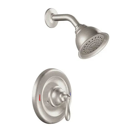 Moen Caldwell Spot Resist Brushed Nickel Posi-Temp® Eco-Performance Shower Only  82495EPSRN - Plumbing Market