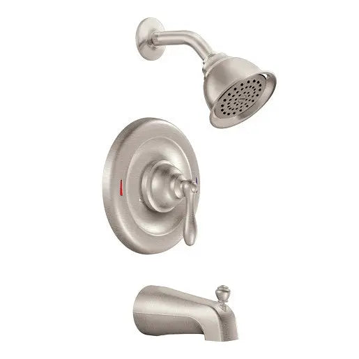 Moen Caldwell Spot Resist Brushed Nickel Posi-Temp® Eco-Performance Tub/Shower  82496EPSRN - Plumbing Market