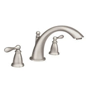 Moen Caldwell Spot Resist Brushed Nickel Two-Handle High Arc Roman Tub Faucet  86440SRN - Plumbing Market