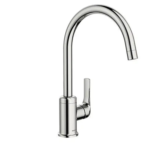 Moen Charmant Chrome One-Handle High Arc Kitchen Faucet  87446 - Plumbing Market