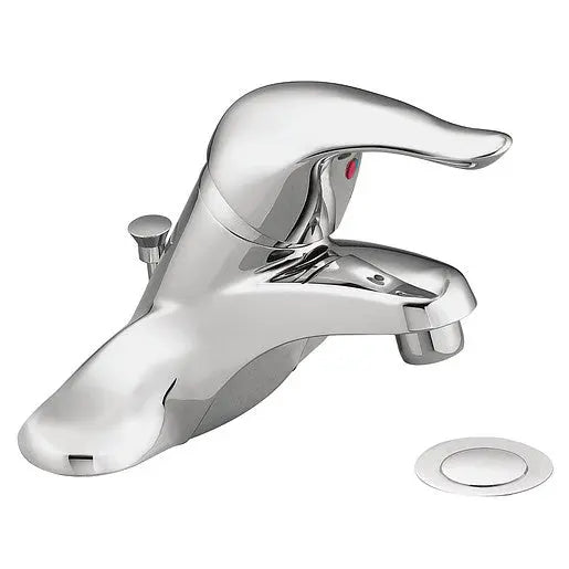 Moen Chateau Chrome One-Handle Low Arc Bathroom Faucet  L4625 - Plumbing Market
