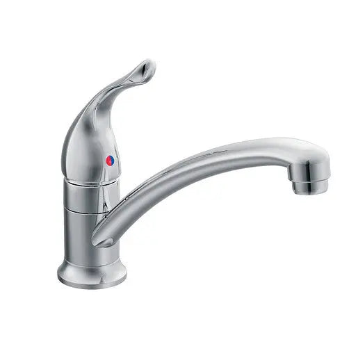 Moen Chateau Chrome One-Handle Low Arc Kitchen Faucet  7423 - Plumbing Market