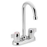 Moen Chateau Chrome Two-Handle High Arc Bar Faucet  4903 - Plumbing Market