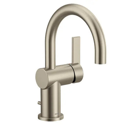 Moen Cia Brushed Nickel One-Handle High Arc Bathroom Faucet  6221BN - Plumbing Market