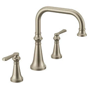 Moen Colinet Brushed Nickel Two-Handle High Arc Roman Tub Faucet  TS44503BN - Plumbing Market
