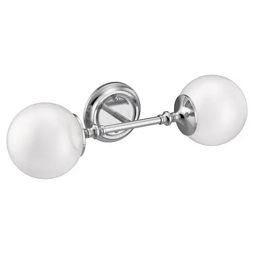 Moen Colinet Chrome Two Globe Bath Light  YB0562CH - Plumbing Market