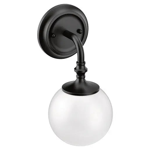 Moen Colinet Matte Black One Globe Bath Light  YB0561BL - Plumbing Market