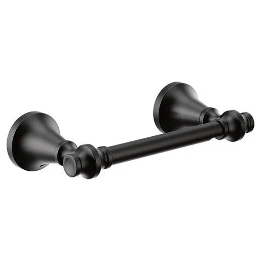 Moen Colinet Matte Black Pivoting Paper Holder  YB0508BL - Plumbing Market