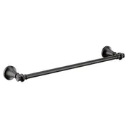 Moen Colinet Matte Black Towel Bar  YB0518BL - Plumbing Market