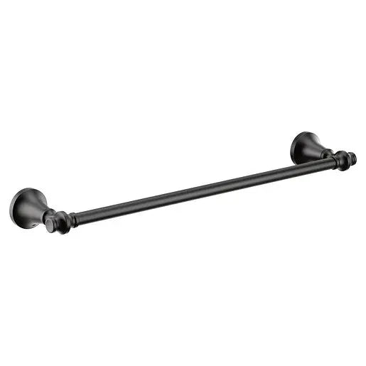 Moen Colinet Matte Black Towel Bar  YB0518BL - Plumbing Market