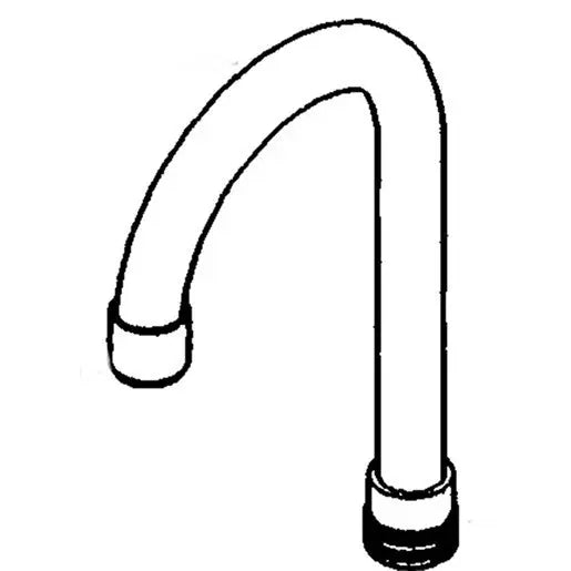 Moen Commercial Gooseneck Spout (5-3/4" Reach, 10-1/4" Height  104429 - Plumbing Market