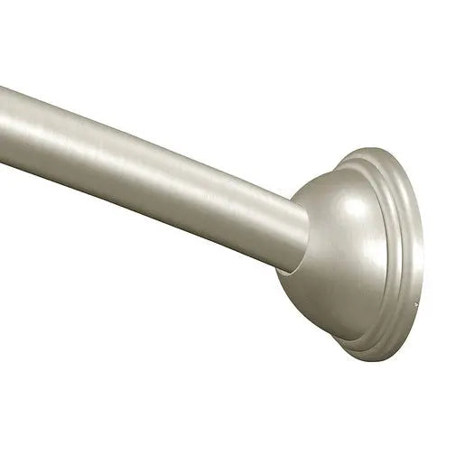 Moen Curved Shower Rods Brushed Nickel Adjustable Curved Shower Rod  CSR2160BN - Plumbing Market