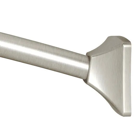Moen Curved Shower Rods Brushed Nickel Adjustable Curved Shower Rod  CSR2164BN - Plumbing Market