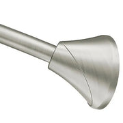 Moen Curved Shower Rods Brushed Nickel Tension Curved Shower Rod  CSR2172BN - Plumbing Market