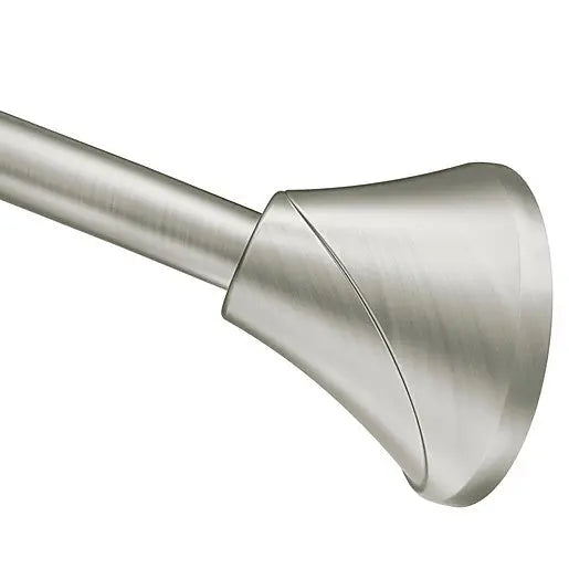 Moen Curved Shower Rods Brushed Nickel Tension Curved Shower Rod  CSR2172BN - Plumbing Market