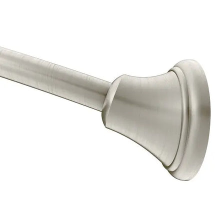 Moen Curved Shower Rods Brushed Nickel Tension Curved Shower Rod  DN2171BN - Plumbing Market