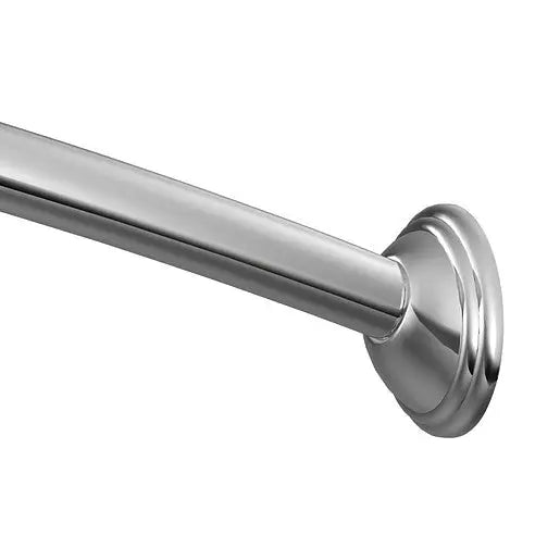 Moen Curved Shower Rods Chrome 5' Curved Shower Rod  CSR2155CH - Plumbing Market