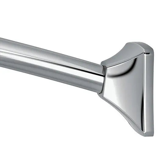 Moen Curved Shower Rods Chrome Adjustable Curved Shower Rod  CSR2164CH - Plumbing Market