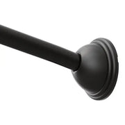 Moen Curved Shower Rods Matte Black Adjustable Curved Shower Rod  CSR2160BL - Plumbing Market