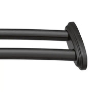Moen Curved Shower Rods Matte Black Adjustable Curved Shower Rod  DN2141BL - Plumbing Market