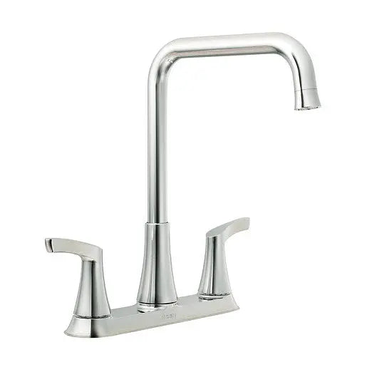 Moen Danika Chrome Two-Handle High Arc Kitchen Faucet  87633 - Plumbing Market