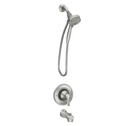 Moen Darcy Tub And Shower Faucet Spot Resist Brushed Nickel  82560SRN - Plumbing Market