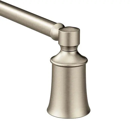 Moen Dartmoor Brushed Nickel 18" Towel Bar  YB2118BN - Plumbing Market