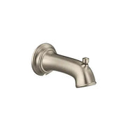 Moen Dartmoor Brushed Nickel Diverter Tub Spout  3737BN - Plumbing Market