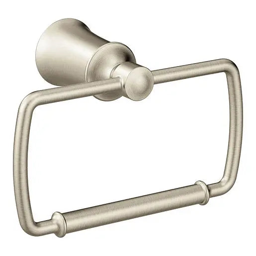 Moen Dartmoor Brushed Nickel Towel Ring  YB2186BN - Plumbing Market