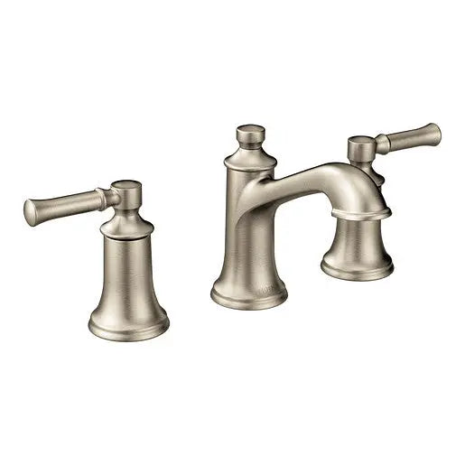 Moen Dartmoor Brushed Nickel Two-Handle High Arc Bathroom Faucet  T6805BN - Plumbing Market
