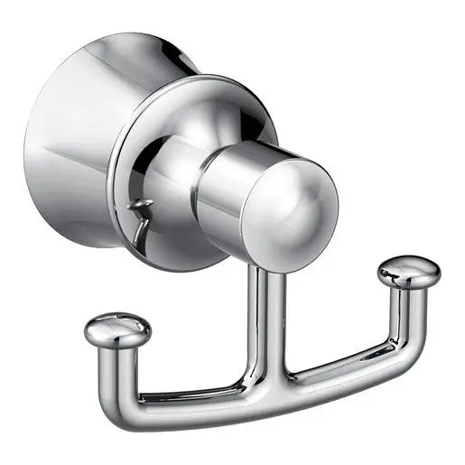 Moen Dartmoor Chrome Double Robe Hook  YB2103CH - Plumbing Market