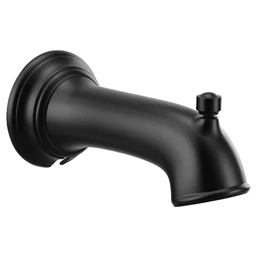 Moen Dartmoor Matte Black Diverter Spouts  3737BL - Plumbing Market
