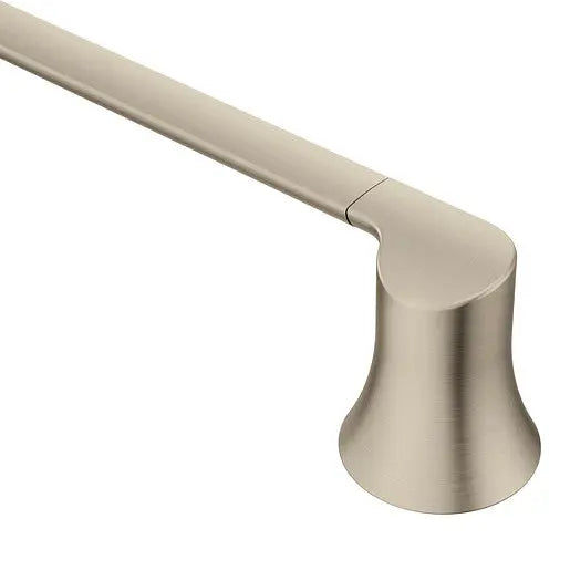 Moen Doux Brushed Nickel 24" Towel Bar  YB0224BN - Plumbing Market