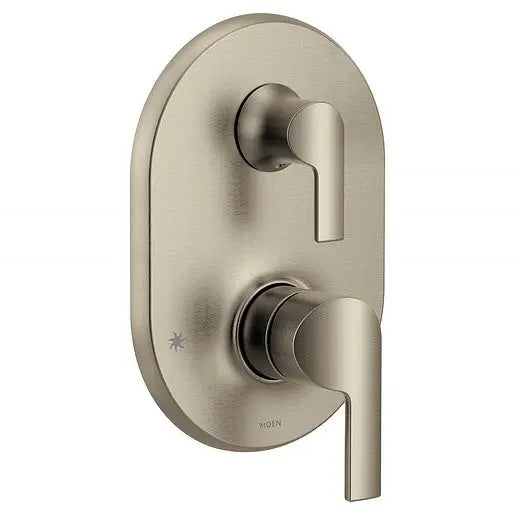 Moen Doux Brushed Nickel M-CORE 3-Series With Integrated Transfer Valve Trim  UTS2611BN - Plumbing Market
