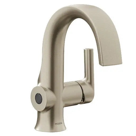 Moen Doux Brushed Nickel One-Handle High Arc Bathroom Faucet  S6910EWBN - Plumbing Market